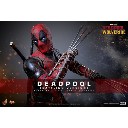 Marvel Deadpool Battling Version (From Deadpool & Wolverine) 1:6 Scale Figure Hot Toys MMS782 913969