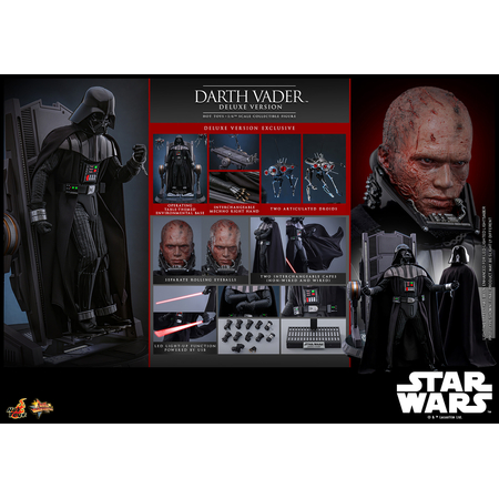 Star Wars: Episode III Revenge of the Sith - Darth Vader (Deluxe Version) 1:6 Scale Figure Hot Toys MMS811 9144992