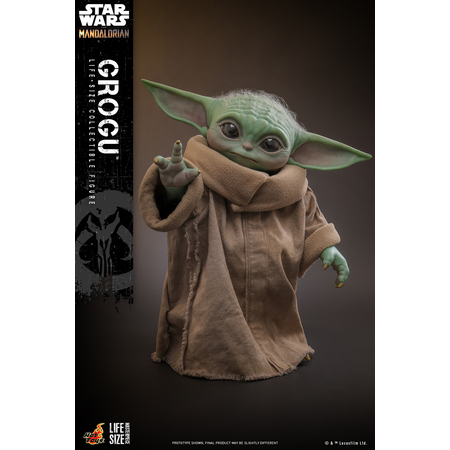 Star Wars The Mandalorian Grogu Life-Size Figure (1:1 Scale) Hot Toys LMS015 912533