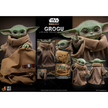 Star Wars The Mandalorian Grogu Life-Size Figure (1:1 Scale) Hot Toys LMS015 912533