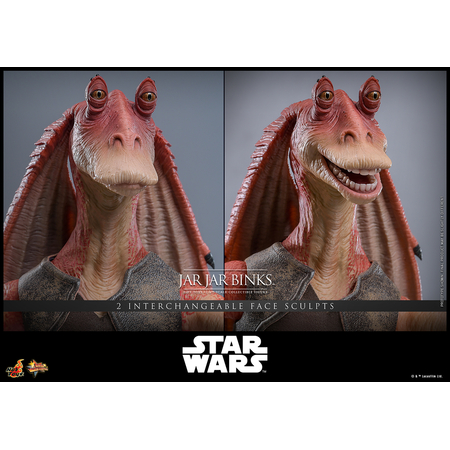 Star Wars: The Phantom Menace Jar Jar Binks 1:6 Scale Figure Hot Toys MMS807 913645