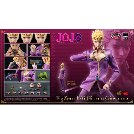 JoJo's Bizarre Adventure Giorno Giovanna Figurine Échelle 1:6 Threezero 3Z06570V0 914483