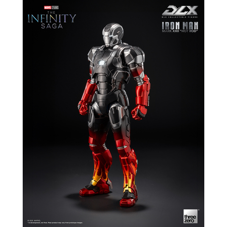 Marvel DLX Iron Man Mark 22 “Hot Rod” Action Figure Threezero 3Z09450W0 914365