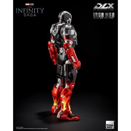 Marvel DLX Iron Man Mark 22 “Hot Rod” Action Figure Threezero 3Z09450W0 914365
