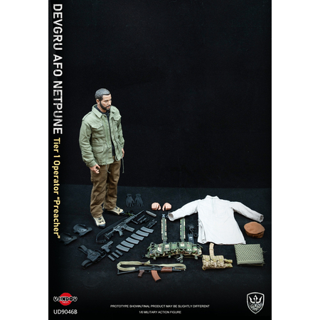 DEVGRU AFO Neptune Tier 1 Operator Medal of Honor “Preacher” Figure Ujindou UD-9046B