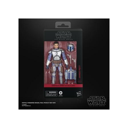 Star Wars The Black Series Jango Fett (Attack of the Clones) 6-Inch Action Figure Hasbro #10 G2566