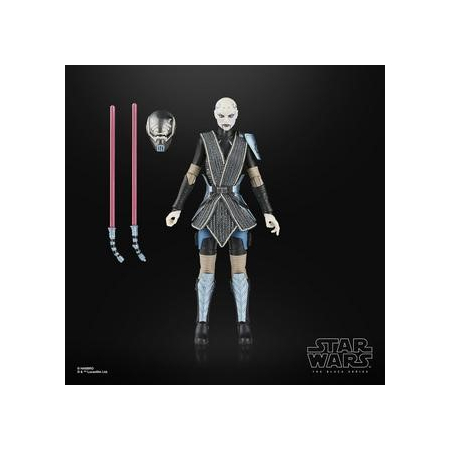Star Wars The Black Series Asajj Ventress (Chasseuse de Primes) La Guerre des Clones figurine 6 pouces Hasbro #21 G2567