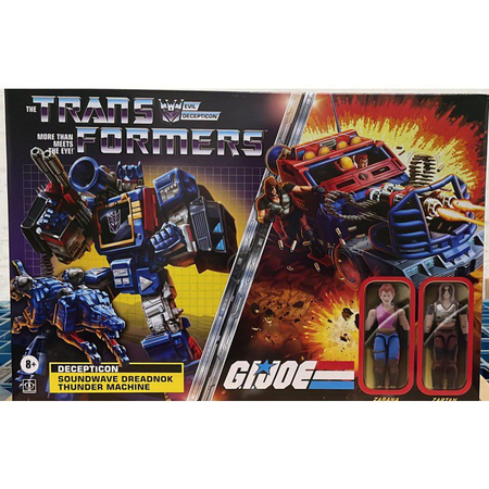 Transformers Collaborative GI Joe x Transformers Soundwave Dreadnok Thunder Machine, Zartan & Zarana Hasbro F7138