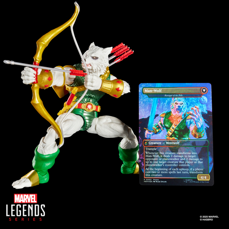 Marvel Legends Series Magic: The Gathering Man-Wolf figurine 6 pouces Hasbro G0642