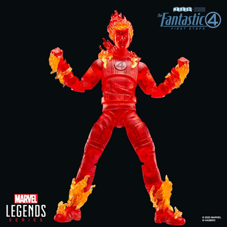 Marvel Legends Series The Fantastic Four: First Steps Human Torch 6-Inch Action Figure Hasbro G0803