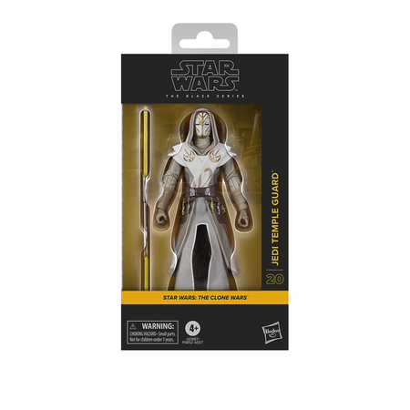 Star Wars The Black Series Jedi Temple Guard (The Clone Waes) 6-Inch Action Figure Hasbro #20 G0887
