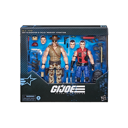 GI Joe Classified Series Sgt Slaughter & Felix "Mercer" Stratton 6-inch scale action figure Hasbro #173 G1234