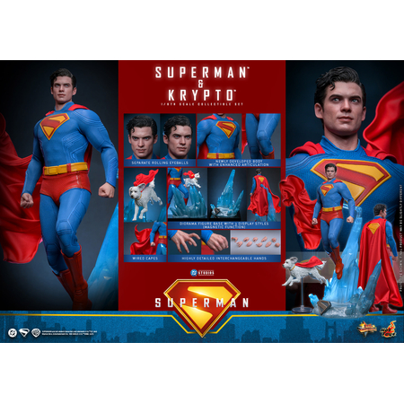DC Superman & Krypto 1:6 Scale Figure Set Hot Toys MMS812 914463