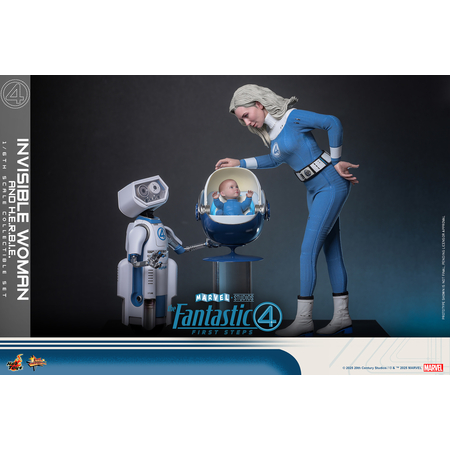 Marvel Fantastic Four Invisible Woman and H.E.R.B.I.E. 1:6 scale Hot toys  MMS824 9147002