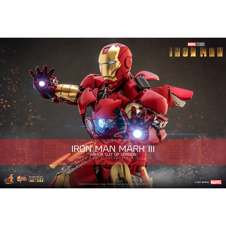 Marvel Iron Man Mark III (Armor Suit Up Version) 1:6 scale Hot Toys MMS825-D72 914708