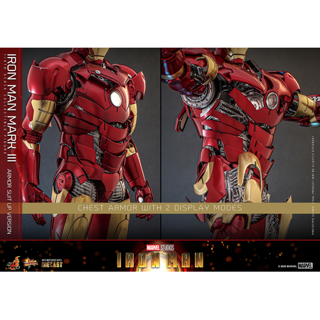 Marvel Iron Man Mark III (Armor Suit Up Version) 1:6 scale Hot Toys MMS825-D72 914708