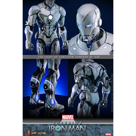 Marvel  Superior Iron Man 1:6 scale Hot toys CMS026-D73  914709