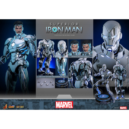 Marvel  Superior Iron Man 1:6 scale Hot toys CMS026-D73  914709