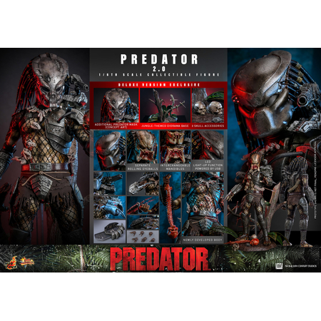 Predator 2_0 (1987) DELUXE VERSION 1:6 Scale Figure Hot Toys MMS817 9136652