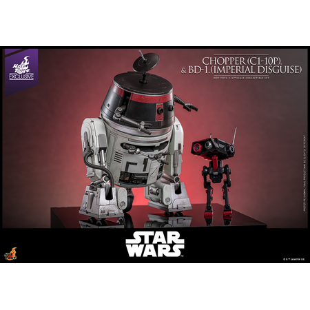 Star Wars Chopper (C1-10P) and BD-1 (Imperial Disguise) 1:6 Scale Figures Hot Toys TMS152 914287