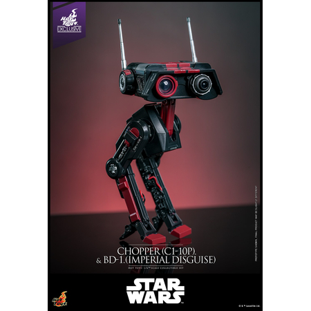 Star Wars Chopper (C1-10P) and BD-1 (Imperial Disguise) 1:6 Scale Figures Hot Toys TMS152 914287