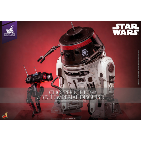 Star Wars Chopper (C1-10P) and BD-1 (Imperial Disguise) 1:6 Scale Figures Hot Toys TMS152 914287