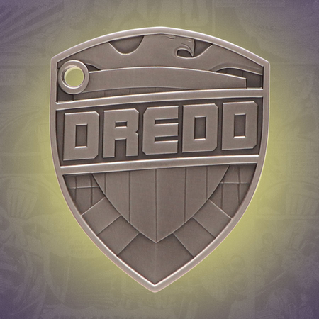 2000 AD - Judge Dredd Badge 2025 Silver Collectible by 101 Collectibles