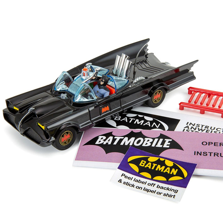 DC Batmobile avec Batman et Robin - Version avec fini luisant Échelle 1:50 Diecast Corgi Toys Replica (267)