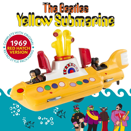 The Beatles Yellow Submarine 1969 Red Hatch Version 1:36 Scale Diecast Corgi Toys Replica (803)