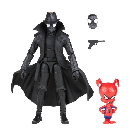 Marvel Legends Spider-Man 60e Anniversaire Spider-Man Noir et Spider-Ham Figurine 6 pouces Hasbro F3443