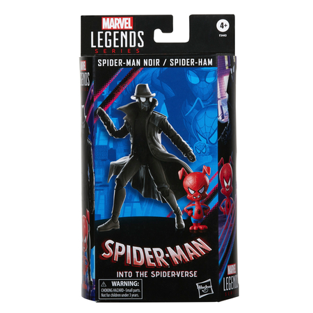 Marvel Legends Spider-Man 60e Anniversaire Spider-Man Noir et Spider-Ham Figurine 6 pouces Hasbro F3443