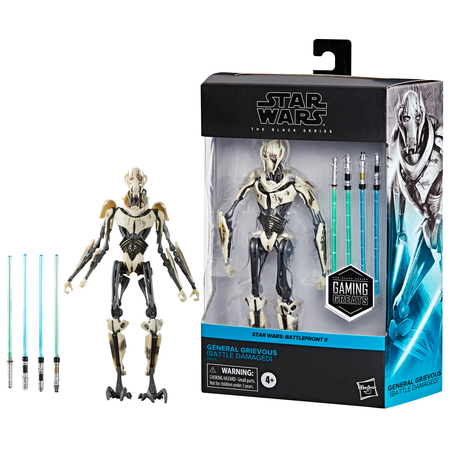 Star Wars The Black Series General Grievous (Battle Damaged) Star Wars: Battlefront II 6-Inch Gaming Action Figure Hasbro F8326