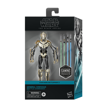 Star Wars The Black Series General Grievous (Battle Damaged) Star Wars: Battlefront II 6-Inch Gaming Action Figure Hasbro F8326