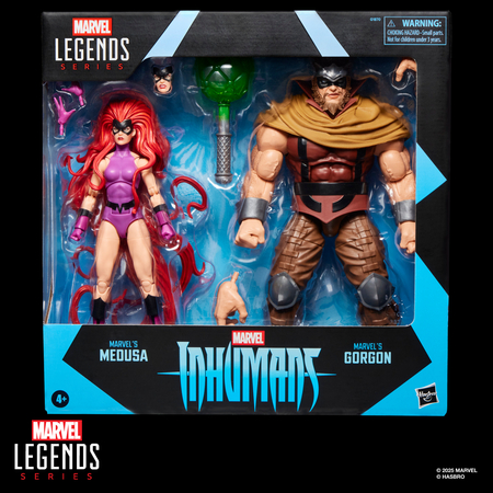 Marvel Legends Inhumans Medusa & Marvel’s Gorgon Ensemble de figurines 6 pouces Hasbro G1870
