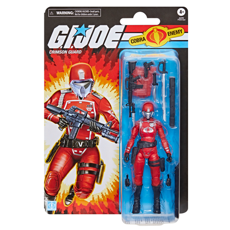 GI Joe Classified Series Retro Cardback Crimson Guard 6-inch Action Figure Hasbro G2290