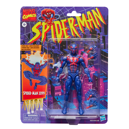 Marvel Legends Series Spider-Man 2099 Retro Cardback Comics Collectible 6-Inch Scale Action Figure Hasbro G2351