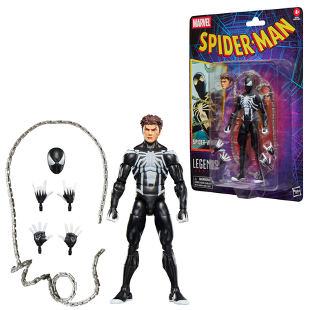 Marvel Legends Series Spider-Venom Retro Cardback Spider-Man Comics Collectible 6-Inch Scale Action Figure Hasbro G2353