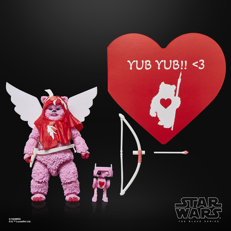 Star Wars The Black Series Ewok (Édition St-Valentin) Figurine 6 pouces Hasbro G2808 Star Wars The Black Series Ewok (Édition St-Valentin) Figurine 6 pouces Hasbro G2808