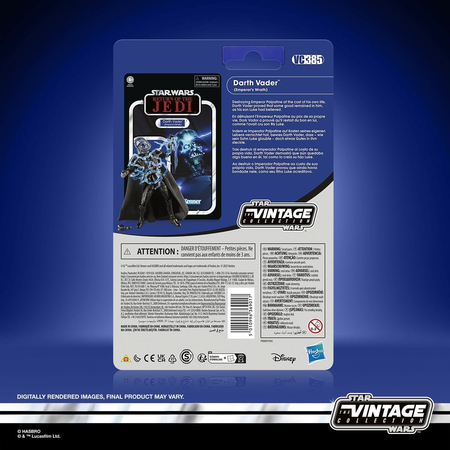 Star Wars The Vintage Collection Darth Vader (La Colère de l'Empereur) Le Retour du Jedi Figurine 3,75 pouces Hasbro VC385 G2632