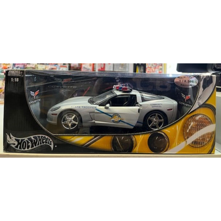 Chevrolet Corvette C6 State Trooper Limited Edition (1 of 8500) 1:18 Scale Diecast HotWheels
