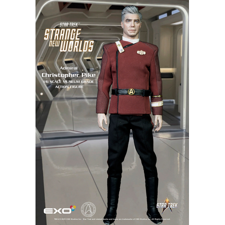 Star Trek Strange New Worlds Amiral Christopher Pike Figurine Échelle 1:6 EXO-6 (EXO-02-120) 914923