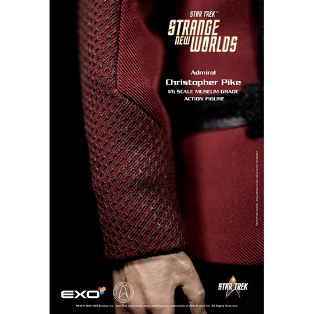 Star Trek Strange New Worlds Amiral Christopher Pike Figurine Échelle 1:6 EXO-6 (EXO-02-120) 914923