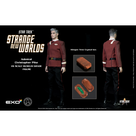 Star Trek Strange New Worlds Amiral Christopher Pike Figurine Échelle 1:6 EXO-6 (EXO-02-120) 914923