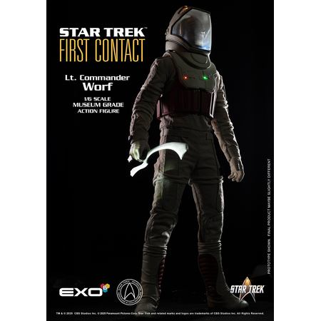 Star Trek: Premier Contact Lt Commander Worf en Combinaison EVA Figurine Échelle 1:6 EXO-6 (EXO-01-045) 915002