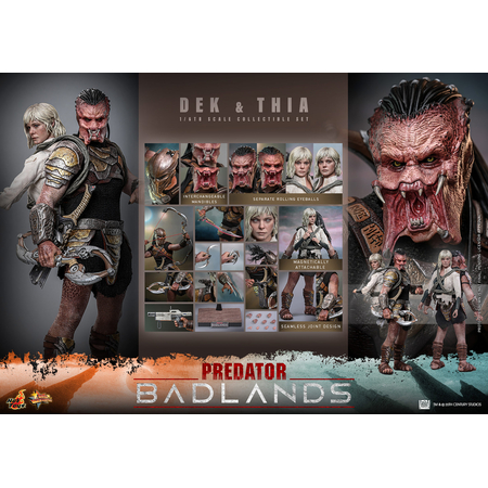 Predator: Badlands - Dek et Thia Ensemble de figurines Échelle 1:6 Hot Toys MMS850 9150762