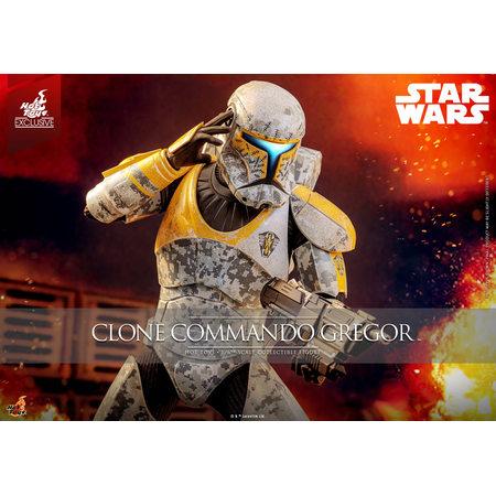 Star Wars: La Guerre des Clones - Clone Commando Gregor Figurine Échelle 1:6 Hot Toys TMS155 914539