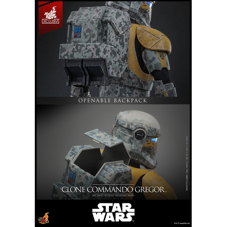 Star Wars: La Guerre des Clones - Clone Commando Gregor Figurine Échelle 1:6 Hot Toys TMS155 914539