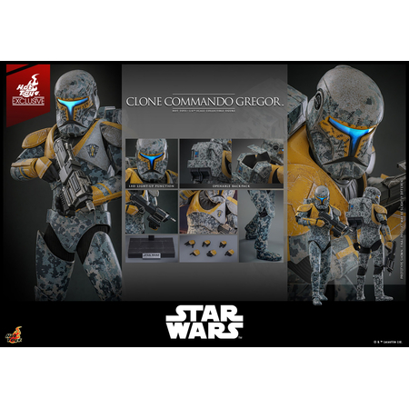 Star Wars: La Guerre des Clones - Clone Commando Gregor Figurine Échelle 1:6 Hot Toys TMS155 914539