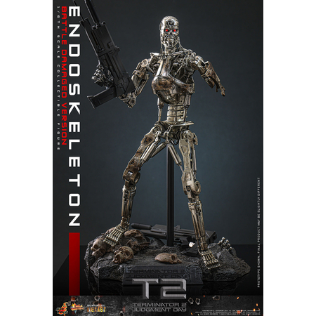 Terminator 2: Le Jugement Dernier Endosquelette (Version Endommagée par la Bataille) Diecast Figurine Échelle 1:6 Hot Toys MMS840D77 914879
