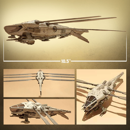 Dune Ornithopter Diecast Collectible Figure Insight Editions 914853